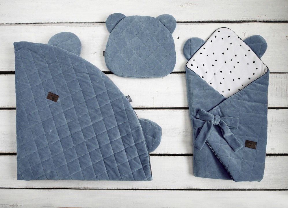 Sleepee, Misiowa Poduszka Royal Baby Denim