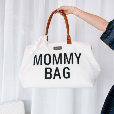 Childhome, Torba Mommy Bag Teddy Bear White (Limited Edition) Childhome, Torba Mommy Bag Teddy Bear White (Limited Edition)