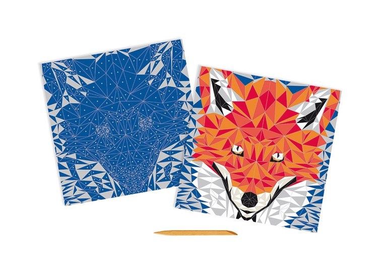 Janod, Zestaw kreatywny Do zdrapywania Animetrics