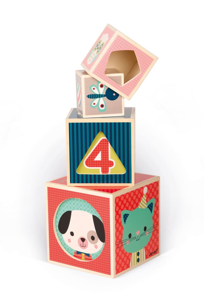 Janod, Piramida wieża drewniana Baby Forest Janod, Piramida wieża drewniana Baby Forest