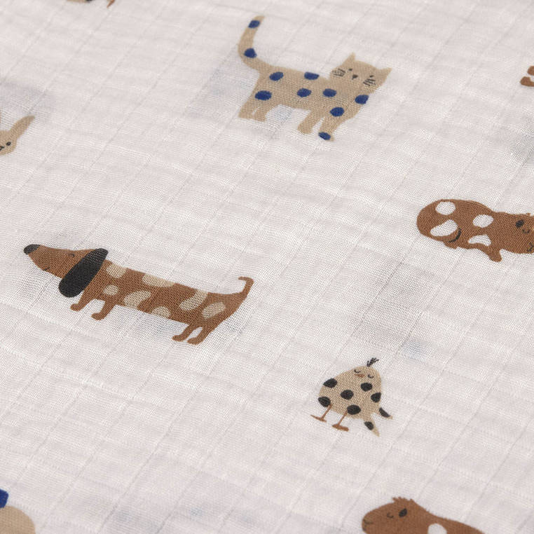 Lassig, Muślinowy Otulacz-Kocyk z Biobawełny Zestaw 3 Szt. 85X85 cm Little Mateys Royal Blue Lassig, Muślinowy Otulacz-Kocyk z Biobawełny Zestaw 3 Szt. 85X85 cm Little Mateys Royal Blue