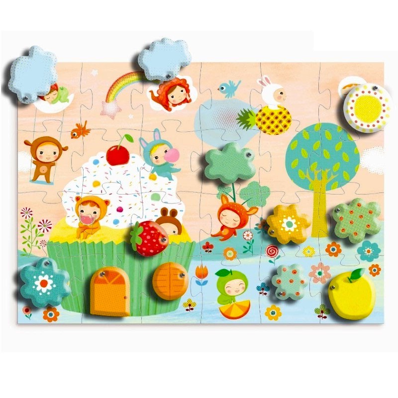 Djeco, puzzle z niespodzianką