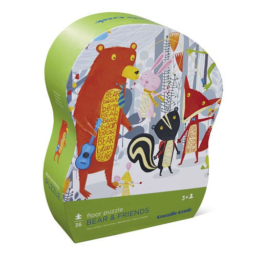Crocodile Creek, Puzzle 36 elementów, Miś i przyjaciele