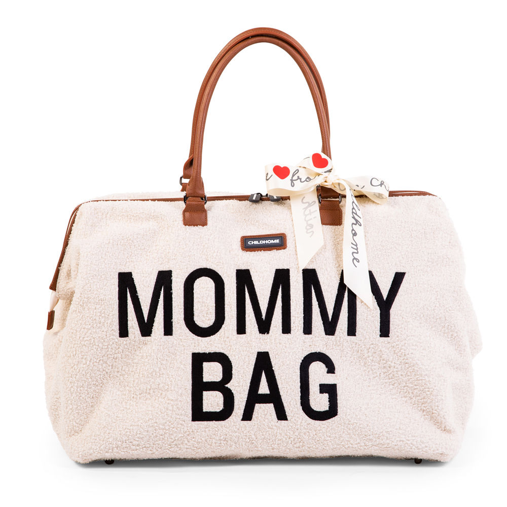 Childhome, Torba Mommy Bag Teddy Bear White (Limited Edition) Childhome, Torba Mommy Bag Teddy Bear White (Limited Edition)