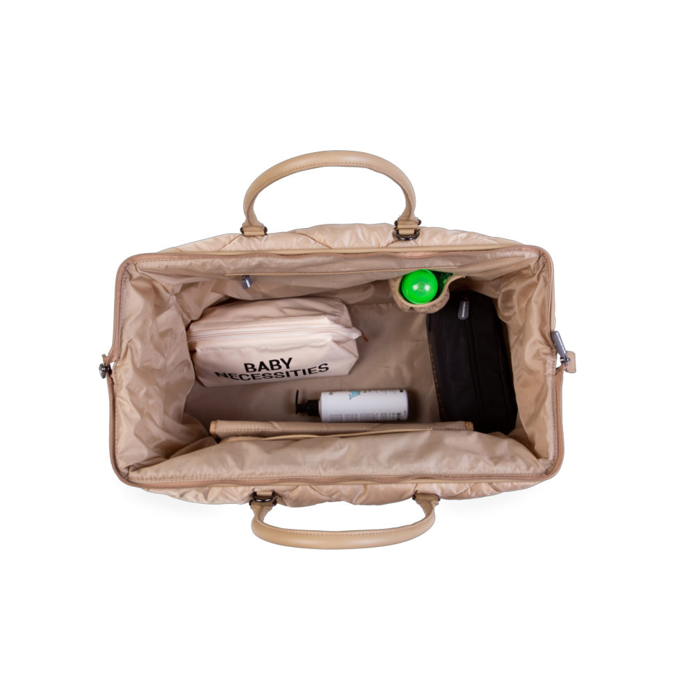 Childhome, Torba Mommy bag Pikowana Beżowa Childhome, Torba Mommy bag Pikowana Beżowa