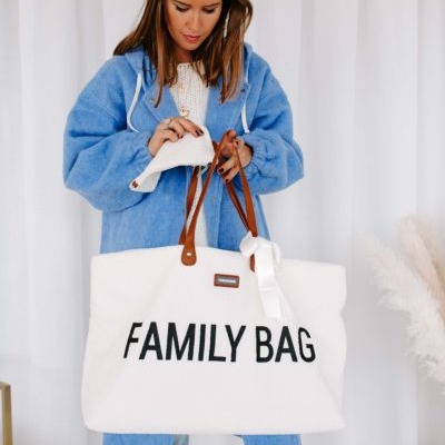 Childhome, Torba Family Bag Teddy Bear White (Limited Edition) Childhome, Torba Family Bag Teddy Bear White (Limited Edition)