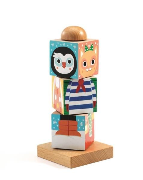 Djeco, Drewniane klocki obrotowe TWISTANIMO