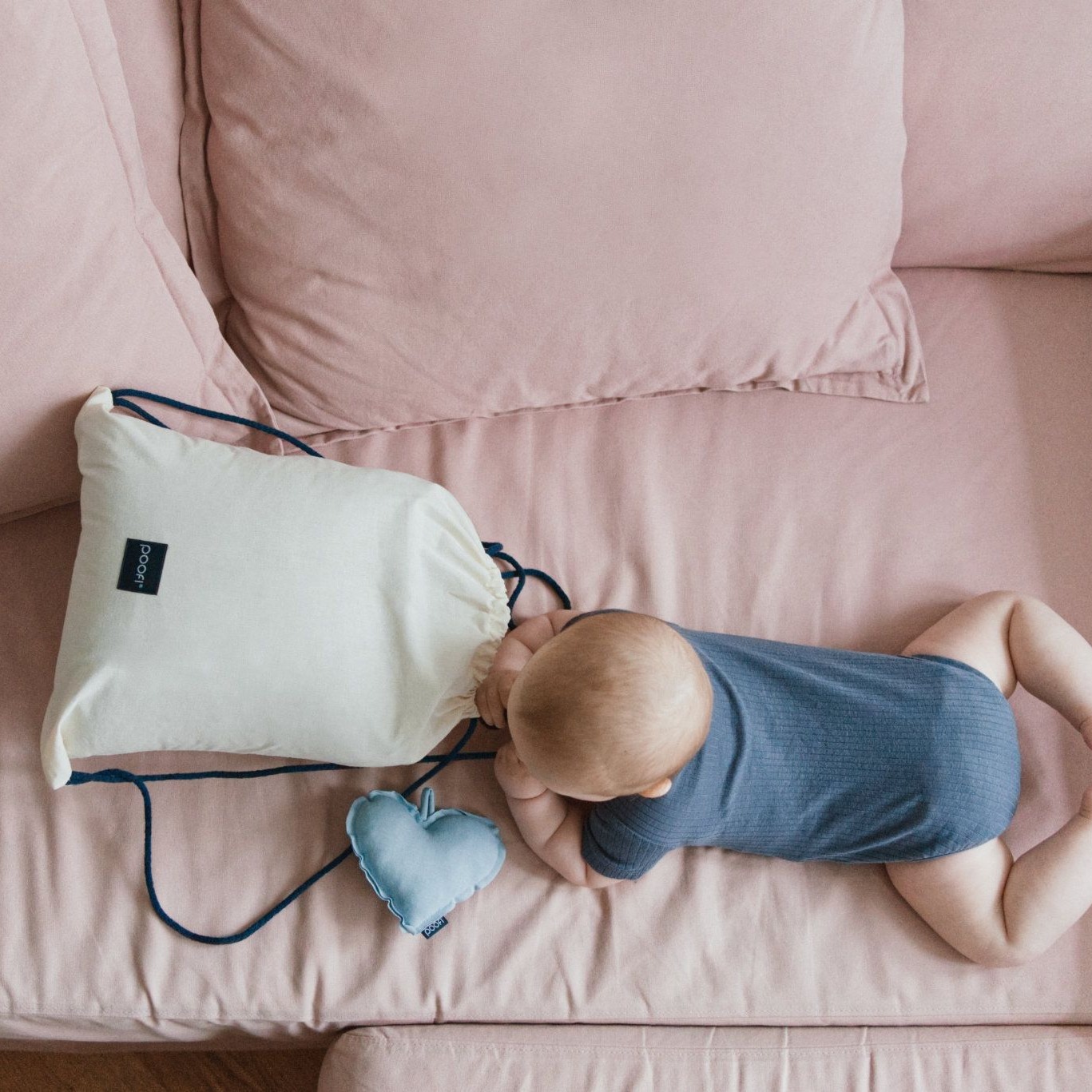 Poofi, Poduszka do karmienia na rękę - morela