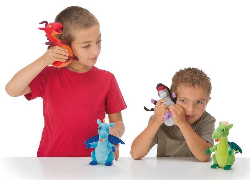 Trudi, Czerwony smok Evren, 14 cm, Fantasy