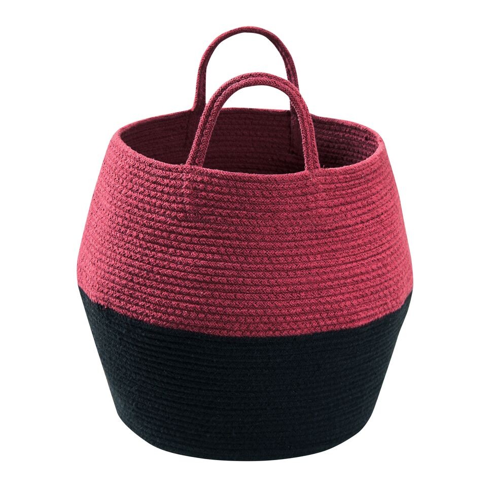 Lorena Canals, kosz ZOCO BLACK/AUBERGINE Lorena Canals, kosz ZOCO BLACK/AUBERGINE