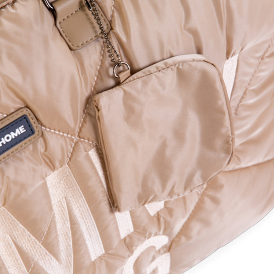 Childhome, Torba Mommy bag Pikowana Beżowa Childhome, Torba Mommy bag Pikowana Beżowa