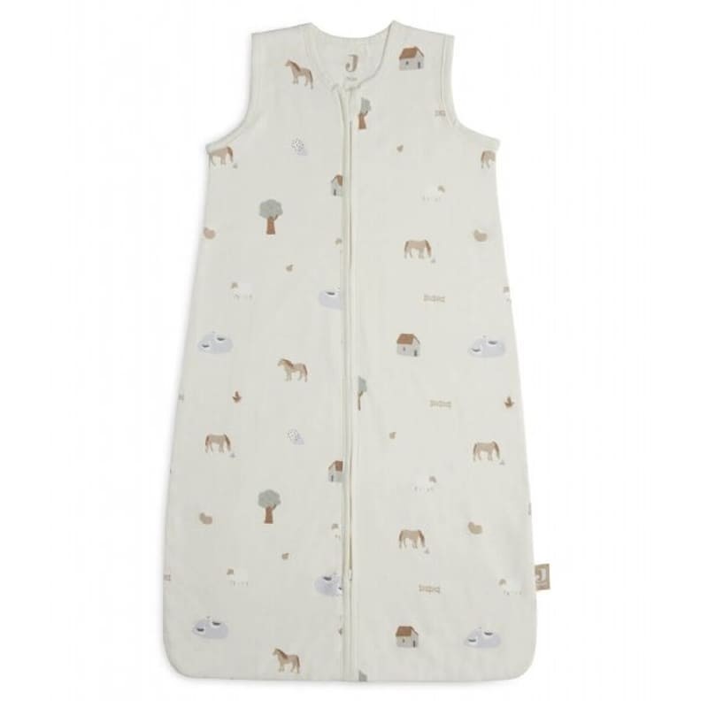 Jollein, Śpiworek niemowlęcy letni Summer muslin hydrophilic Farm 70 cm