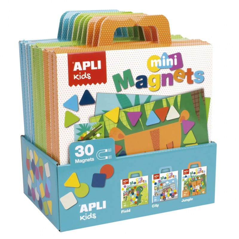 Apli Kids, Mini zestaw z magnesami - Miasto Apli Kids, Mini zestaw z magnesami - Miasto