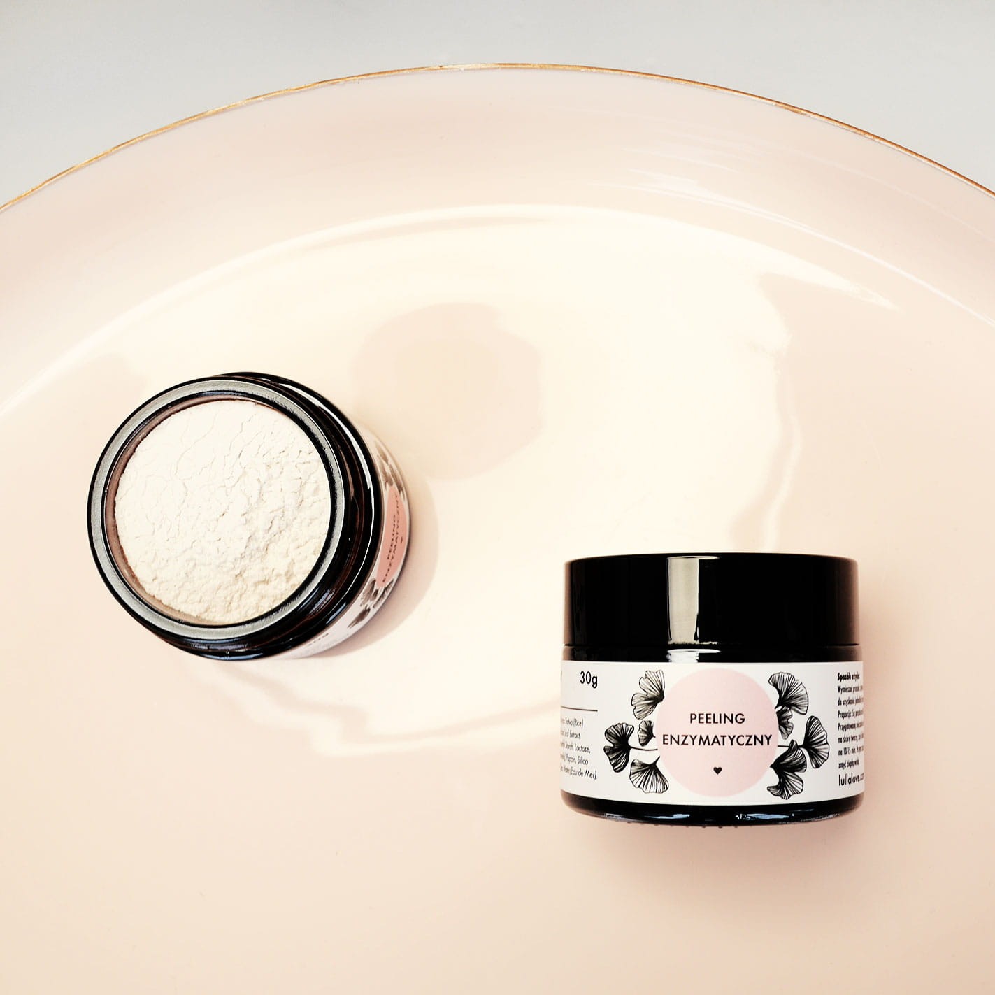 Lullalove, Peeling enzymatyczny z miłorzębem japońskim