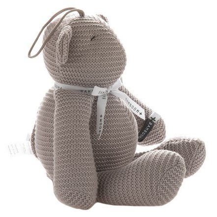 Bamboom, Miękki miś z pozytywką 40cm - szary Bamboom, Miękki miś z pozytywką 40cm - szary