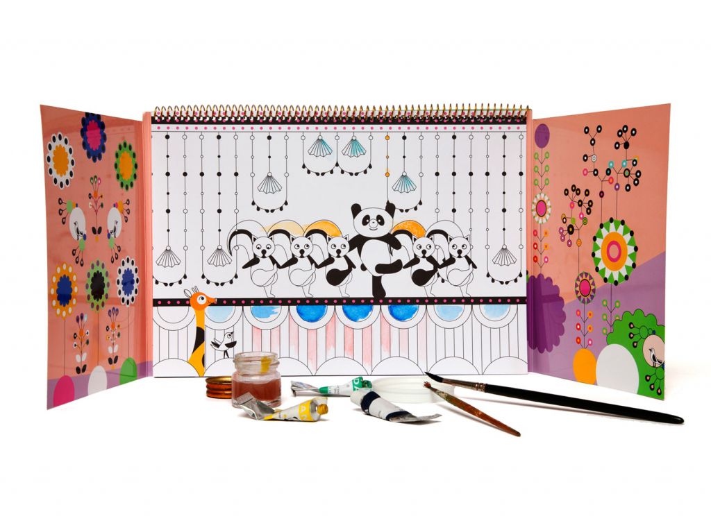 Kolorowanka - Tańczące zwierzęta Kolorowanka - Tańczące zwierzęta