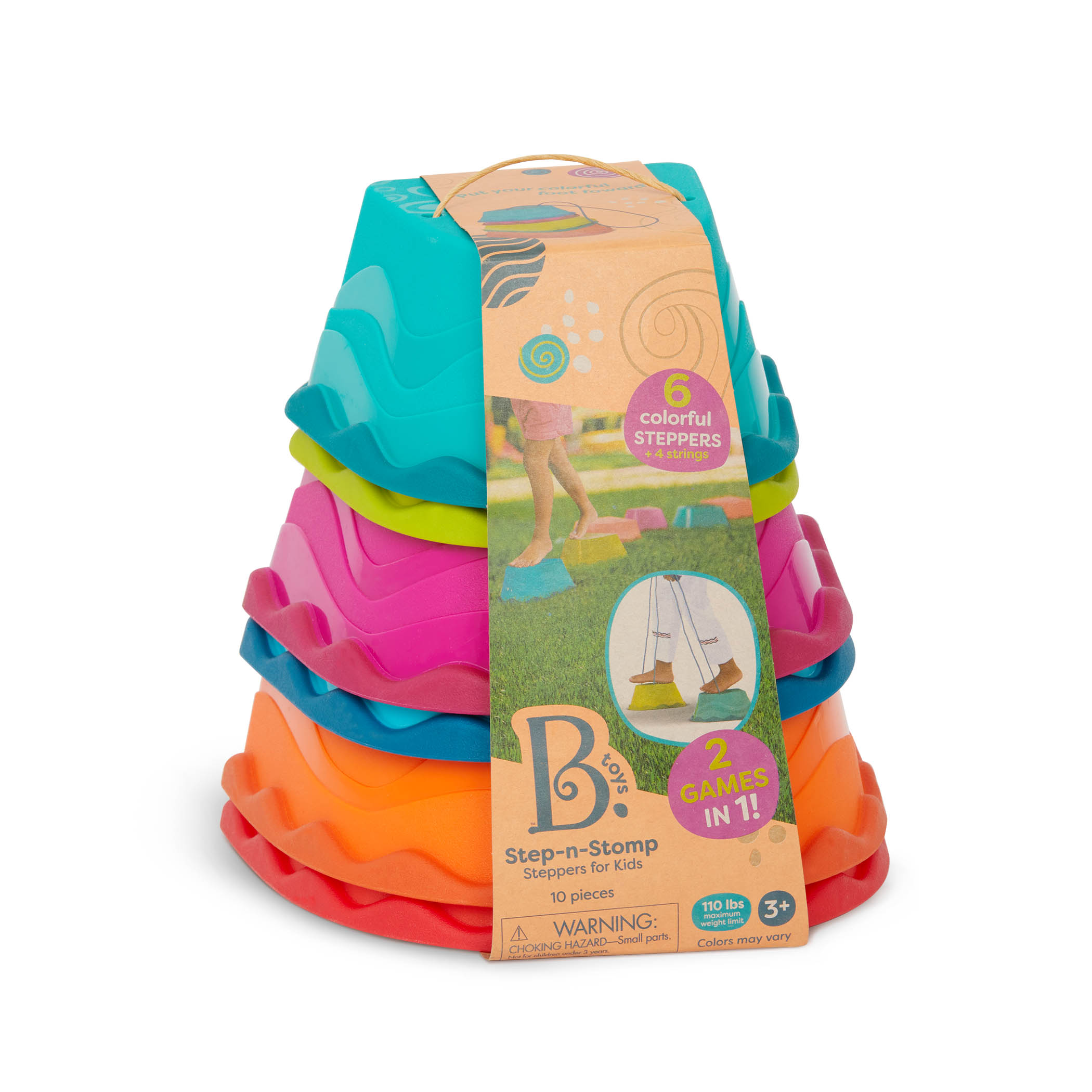 Btoys, Step-n-Stomp – zestaw stepperów – „szczudeł” dla dzieci Btoys, Step-n-Stomp – zestaw stepperów – „szczudeł” dla dzieci
