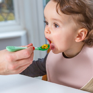 Nana's Manners, Zestaw łyżeczek 3szt. Etap 1 4M+ kolor