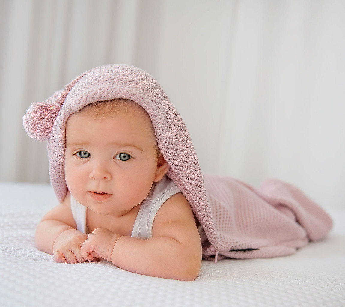 Lullalove, Śpiworek-kocykowy do spania - pudrowy róż Lullavorek Lullalove, Śpiworek-kocykowy do spania - pudrowy róż Lullavorek