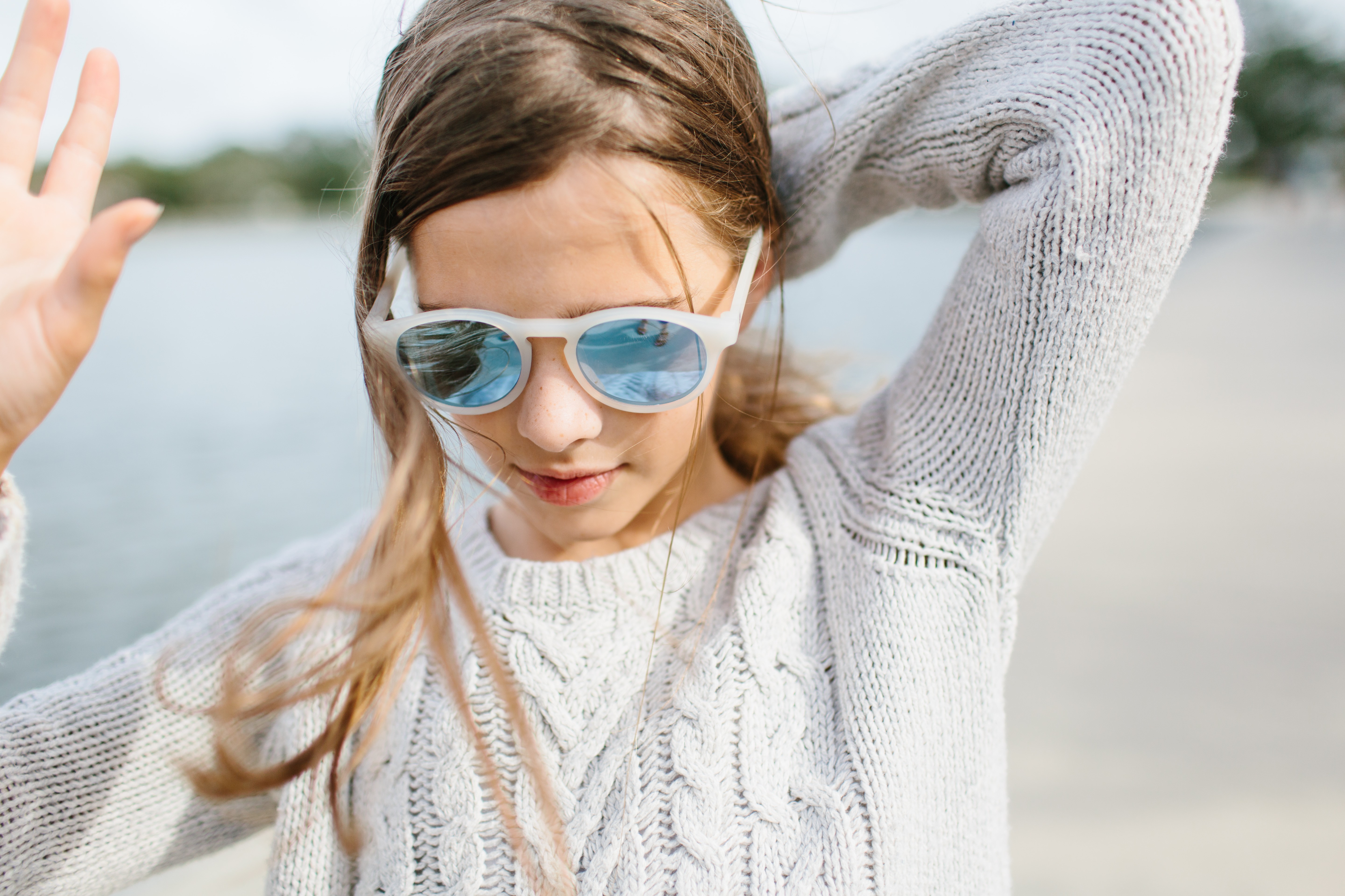 Babiators, Okulary przeciwsłoneczne dla dzieci Transparent with Light Blue Lenses (The Jet Setter) 6+ Babiators, Okulary przeciwsłoneczne dla dzieci Transparent with Light Blue Lenses (The Jet Setter) 6+