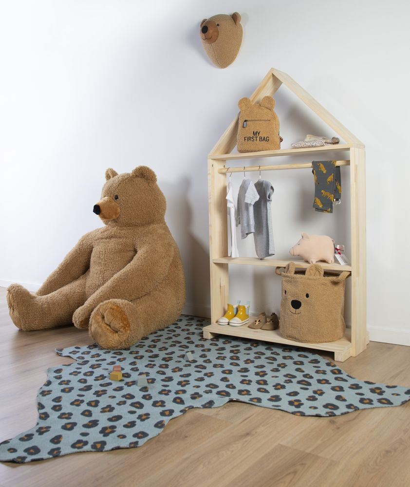 Childhome, Pluszowy pojemnik na zabawki 30 x 30 x 30 cm Teddy Bear Childhome, Pluszowy pojemnik na zabawki 30 x 30 x 30 cm Teddy Bear