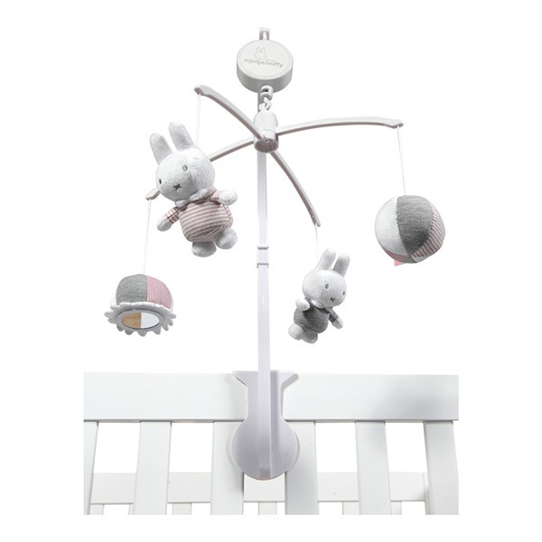 Tiamo, Miffy Pink babyrib Karuzela do łóżeczka