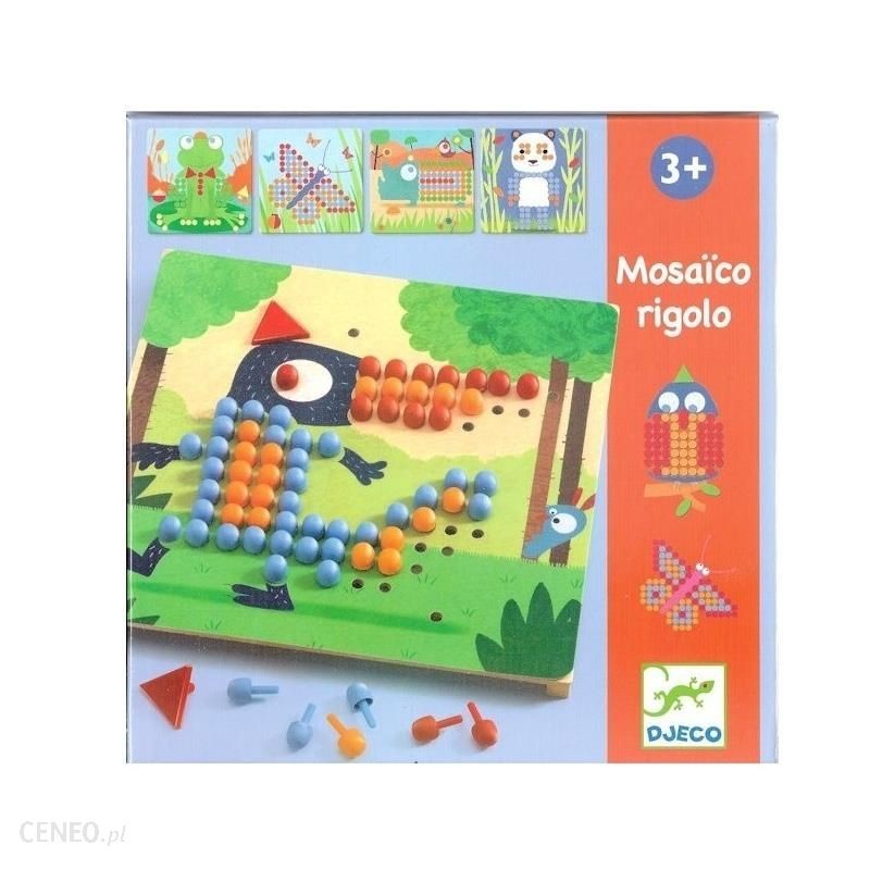 Djeco, gra edukacyjna kolorowe obrazki wilk