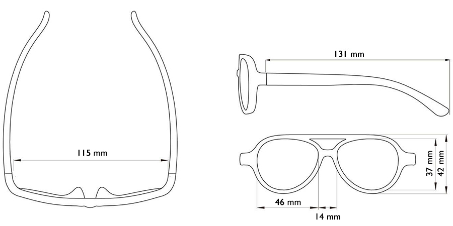 Real Kids, Okulary przeciwsłoneczne,  Sky 4-7 lat Royal