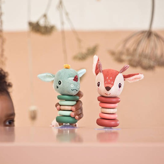 Lilliputiens, Grzechotka z przyssawką Smok Joe 6 m+ Lilliputiens, Grzechotka z przyssawką Smok Joe 6 m+