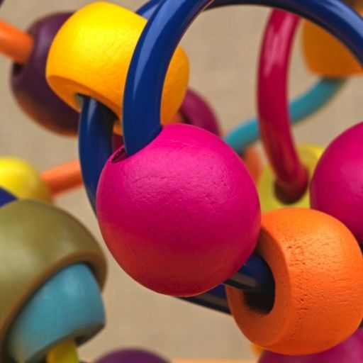 Btoys, drewniane paciorki - LooptyLoo