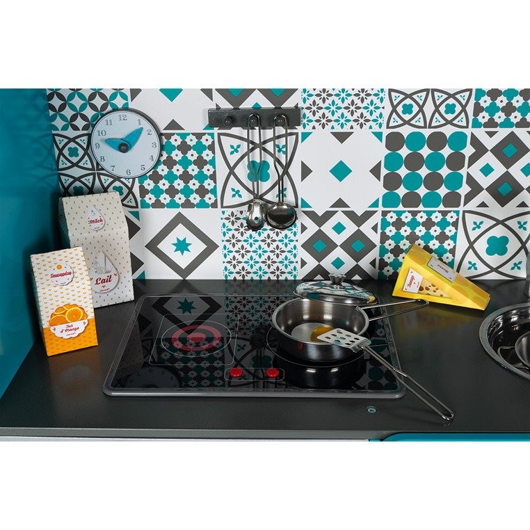 Janod, Kuchnia drewniana XL z dźwiękiem i 15 akcesoriami Lagoon