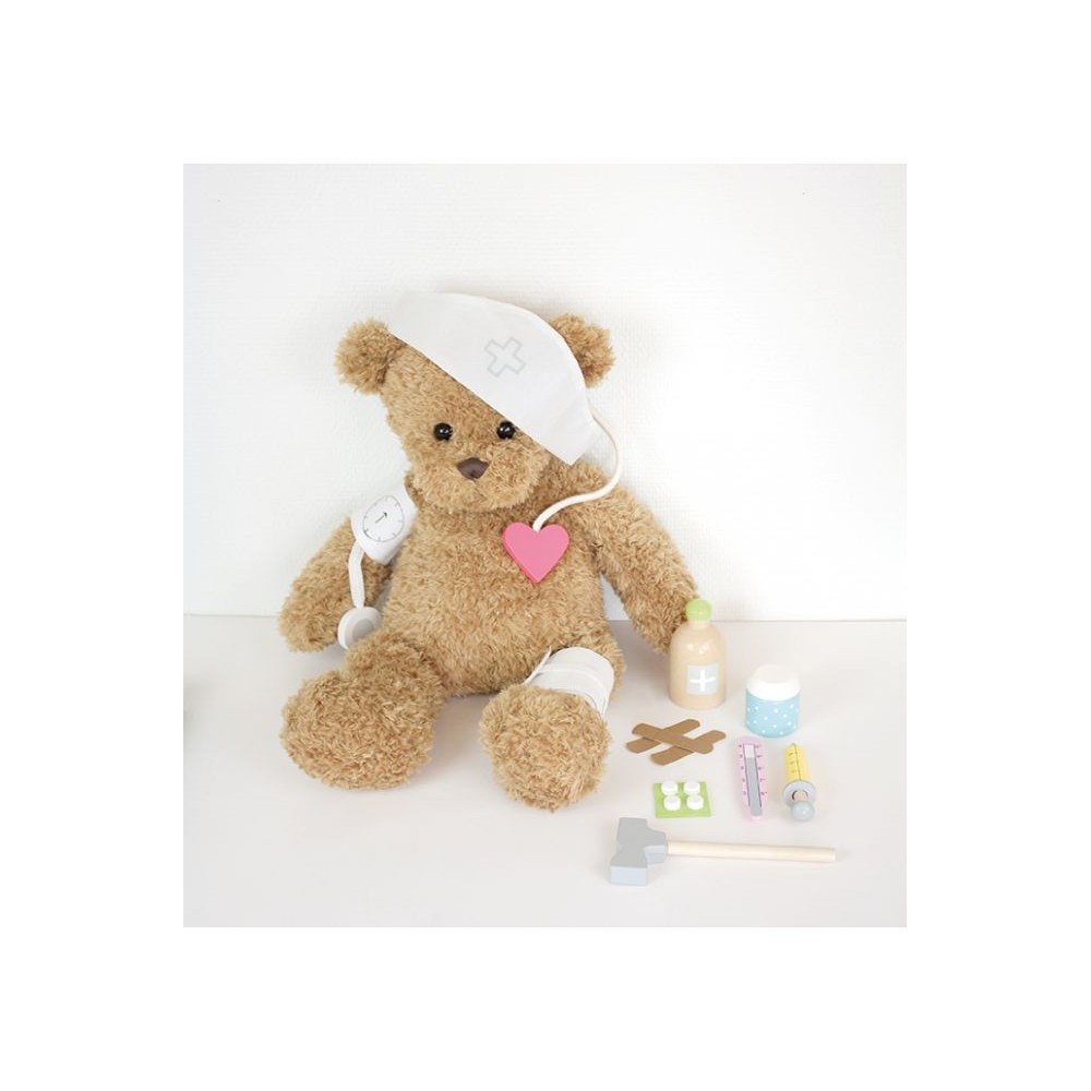 JaBaDaBaDo, Drewniany zestaw lekarski szary