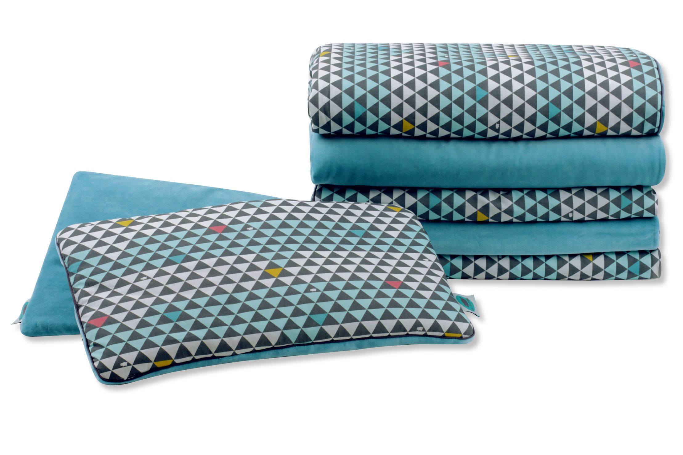 Poduszka bawełniano-welurowa