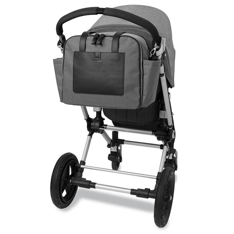 Skip Hop, Torba Madison Square Mini Grid Black White