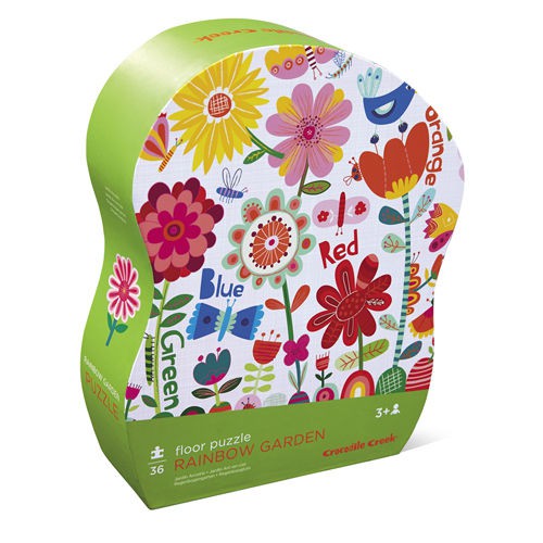Crocodile Creek, Puzzle 36 elementów, Kolorowy ogród
