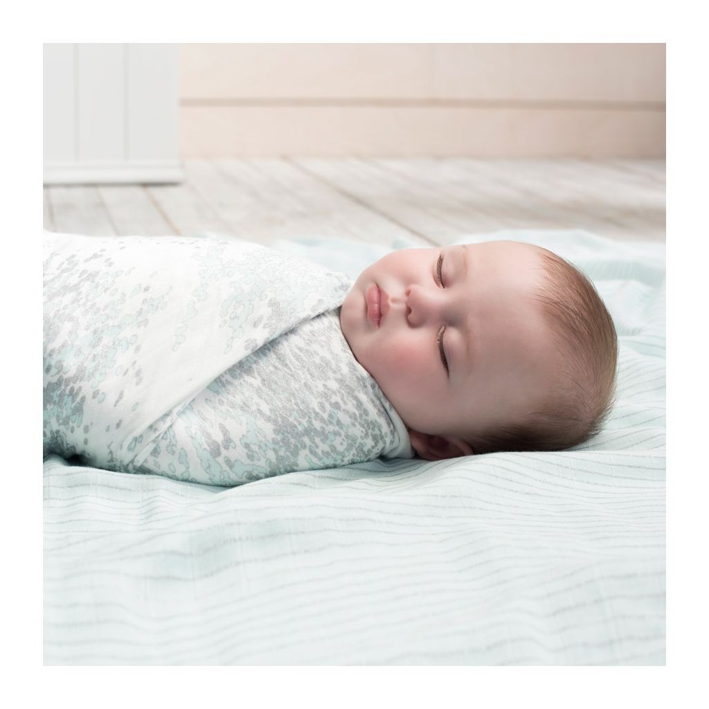 Aden & Anais, Otulacz bambusowy metallic skylight birch 3szt