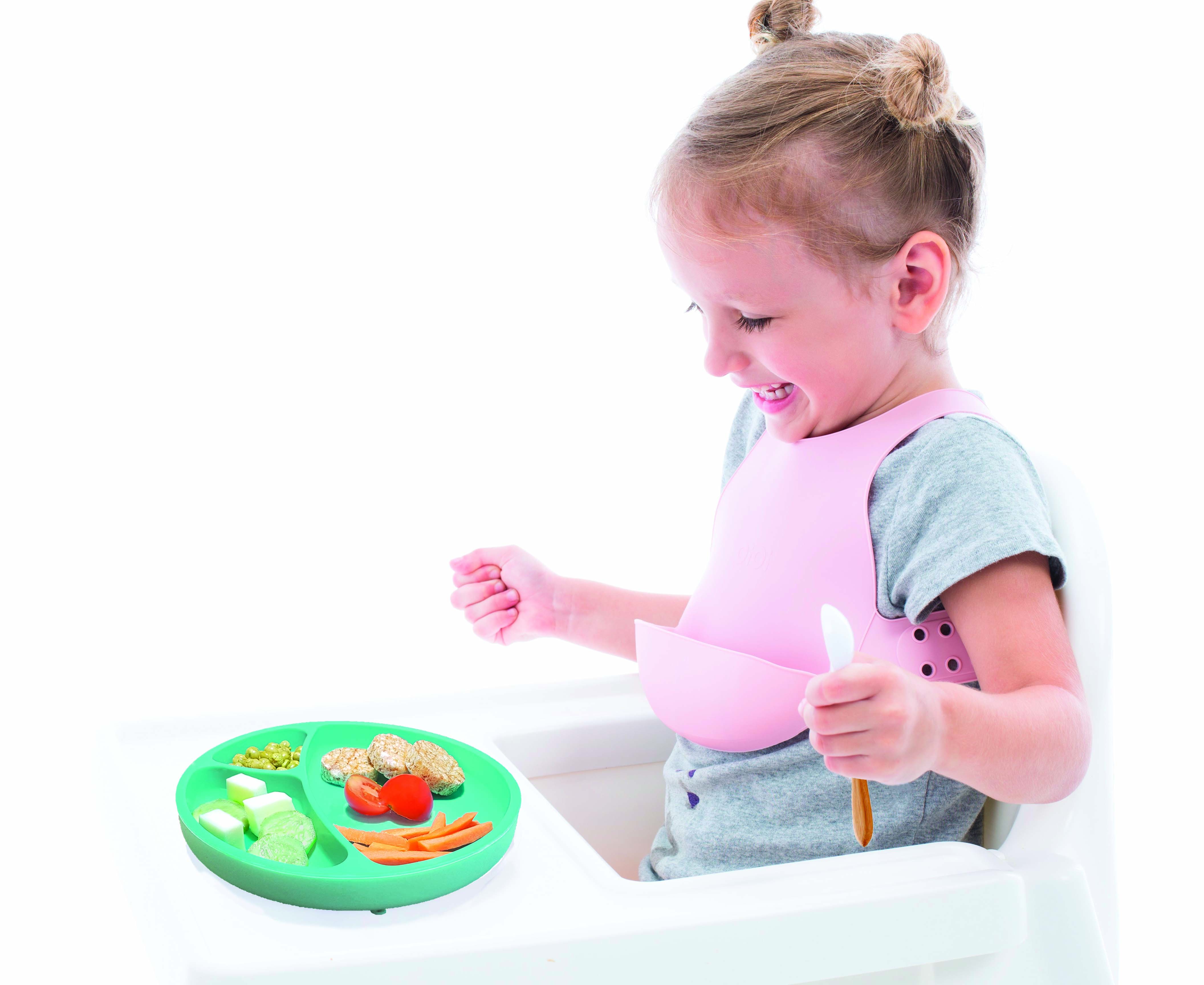 Minikoioi, Talerzyk silikonowy zielony