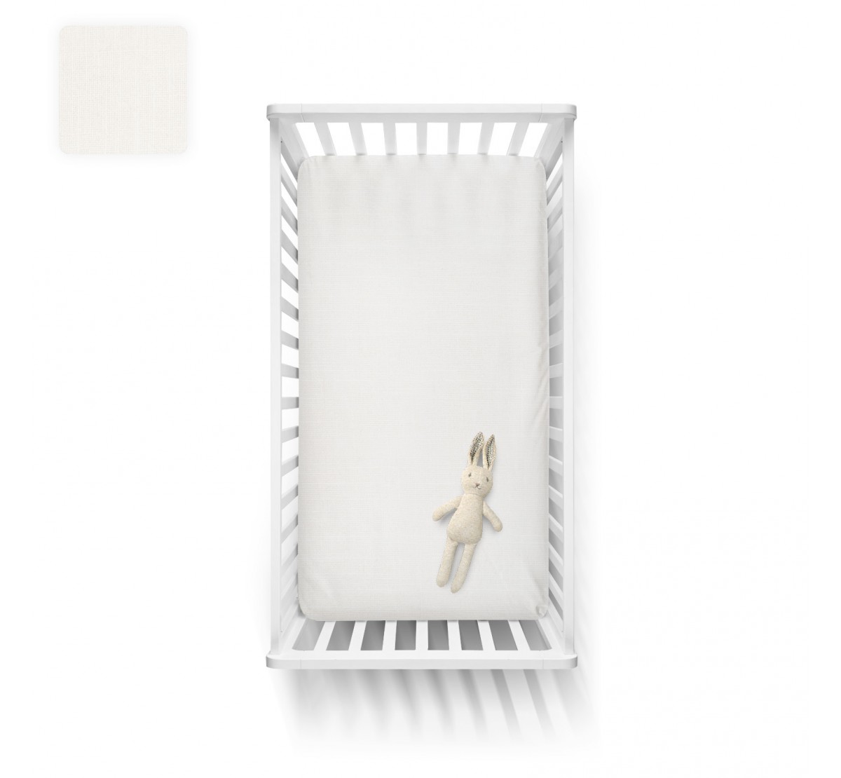 BabySteps, Lniane prześcieradło - White
