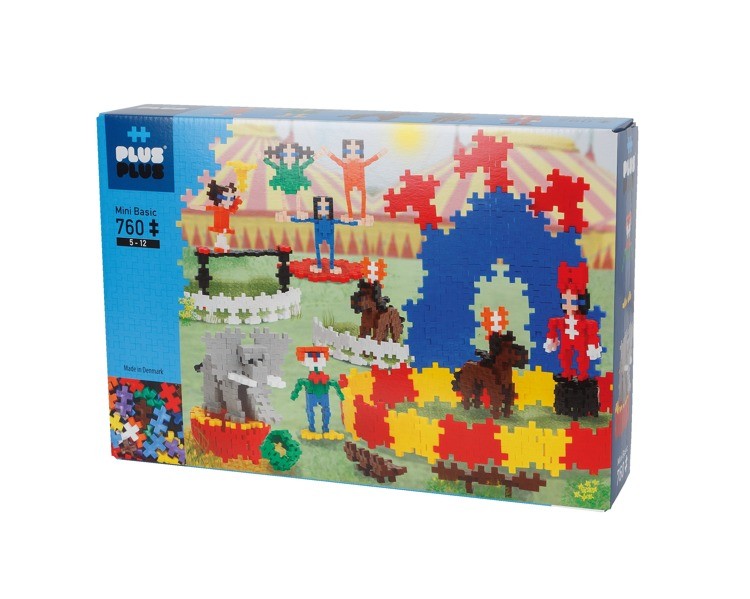 Plus-Plus, Mini Basic - 760 szt. - Cyrk Plus-Plus, Mini Basic - 760 szt. - Cyrk