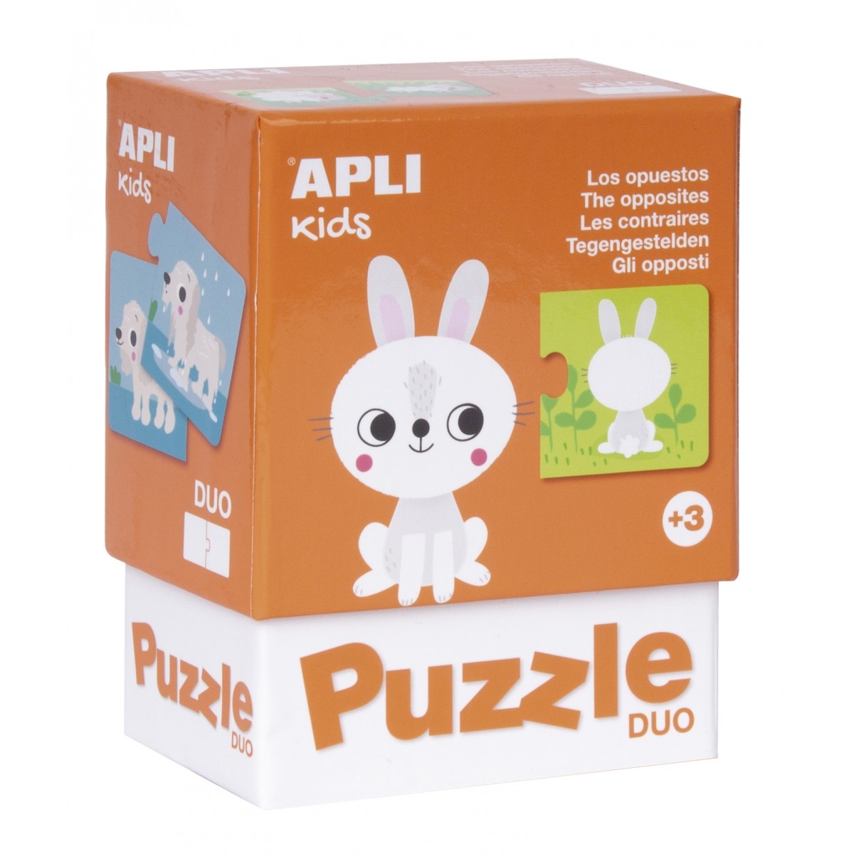 Apli Kids, Puzzle dwuczęściowe - Przeciwieństwa 3+ Apli Kids, Puzzle dwuczęściowe - Przeciwieństwa 3+