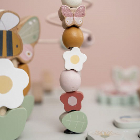 Stolik edukacyjny drewniany Flowers & Butterflies Little Dutch  Stolik edukacyjny drewniany Flowers & Butterflies Little Dutch