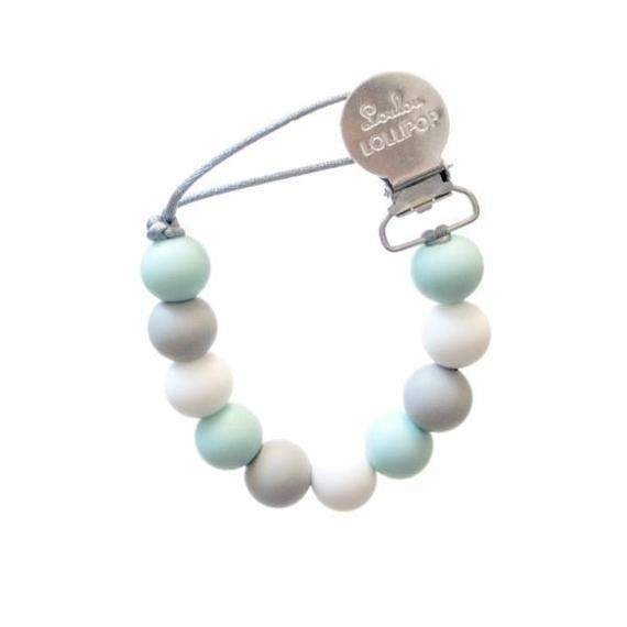 LouLou Lollipop, zawieszka Color Block Blue Gray