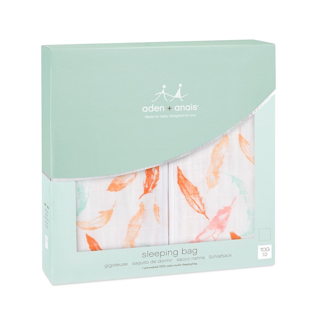 Aden & Anais, Śpiworek muślinowy petal blooms feathers 12-18 miesięcy