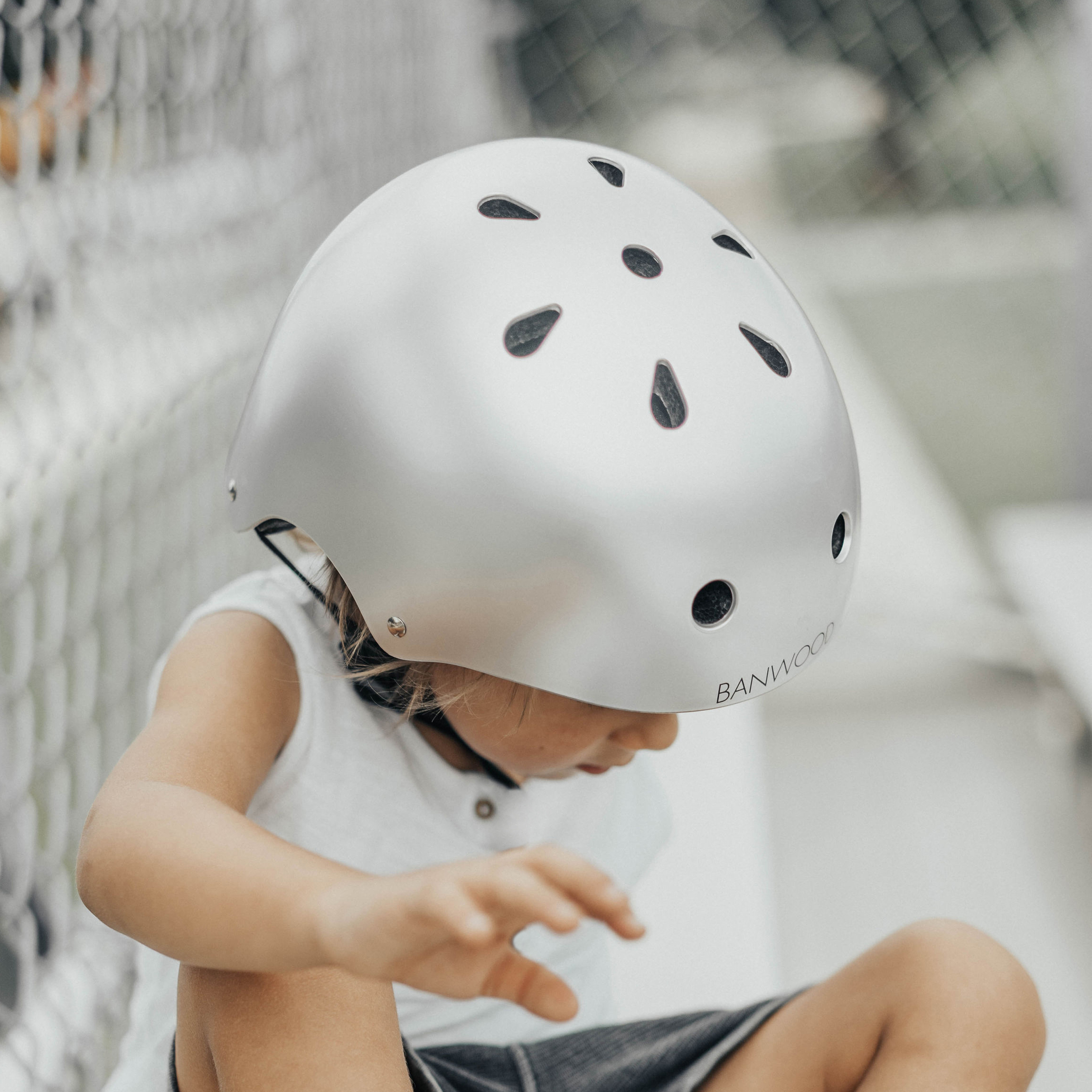 Banwood, dziecięcy kask rowerowy sky