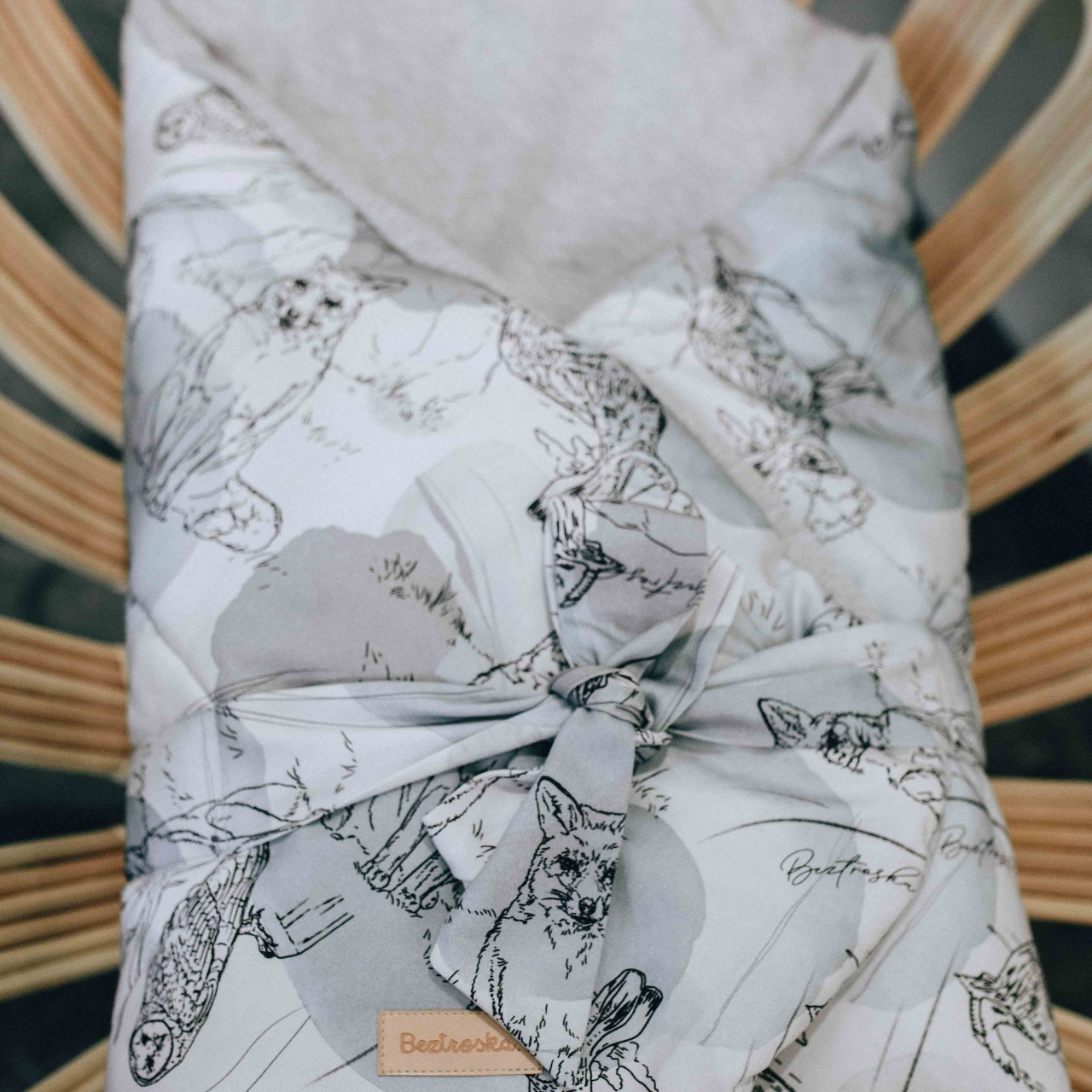 Beztroska, Rożek bawełniany z welurem - Polska jesień