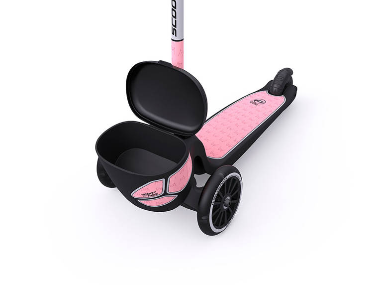 Scootandride, Highwaykick 2 Lifestyle Hulajnoga trójkołowa balansowa ze świecącymi kółkami odblaskową kierownicą Reflective Rose Scootandride, Highwaykick 2 Lifestyle Hulajnoga trójkołowa balansowa ze świecącymi kółkami odblaskową kierownicą Reflective Rose