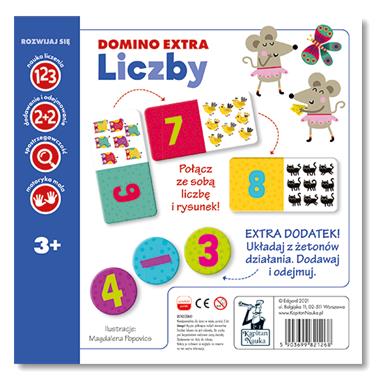 Gra Domino extra Liczby Kapitan Nauka
