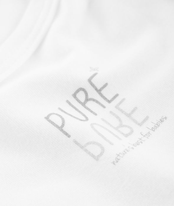 Bamboom, Body Niemowlęce z Krótkim Rękawem Bambus Organiczny Białe 6m Bamboom, Body Niemowlęce z Krótkim Rękawem Bambus Organiczny Białe 6m