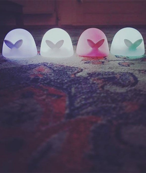 Flow, Lampka Nocna LED, Wieloryb Moby Mini, Zielony Flow, Lampka Nocna LED, Wieloryb Moby Mini, Zielony