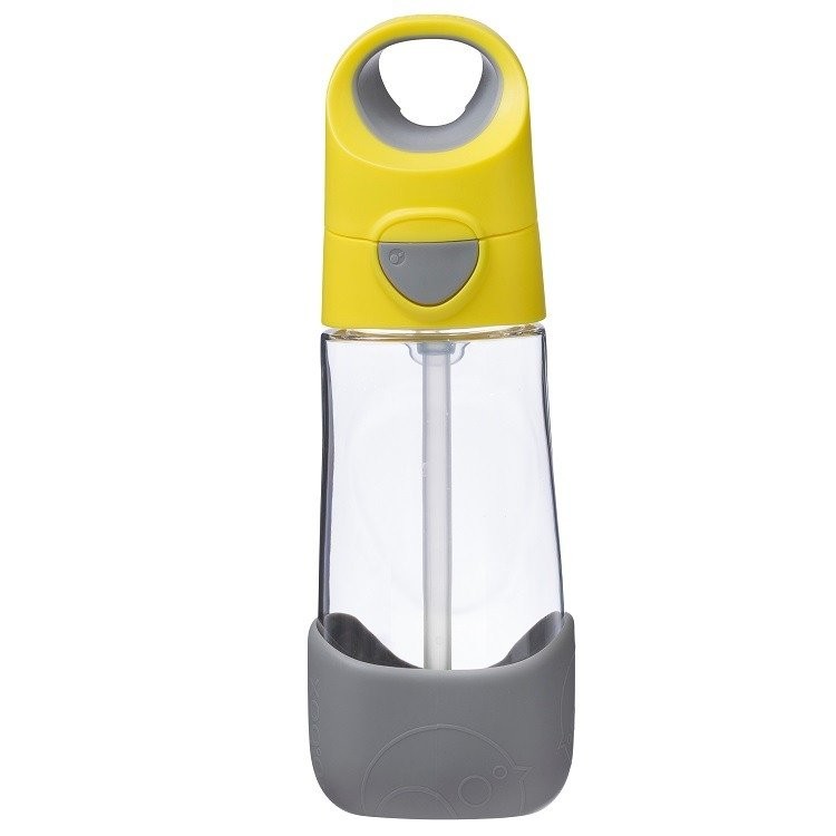 B.Box, Tritanowa butelka ze słomką 450 ml, lemon sherbet B.Box, Tritanowa butelka ze słomką 450 ml, lemon sherbet